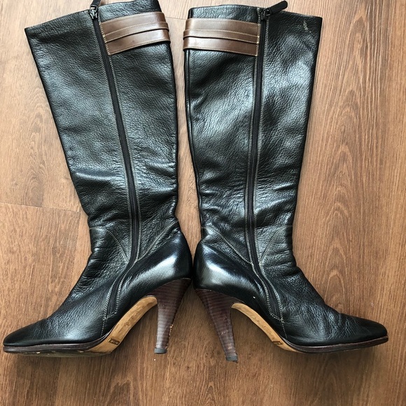 Cole Haan Tall Heeled Long boots w/ Nike Air Soles - Picture 3 of 8